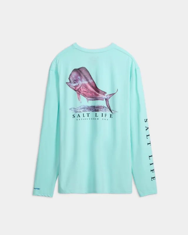 Men's Mahi Pride UPF Performance Long Sleeve Shirt sold by Salt Life