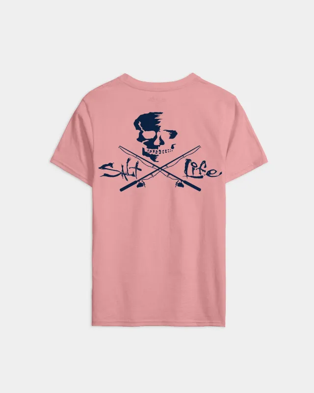 Men's Skull and Poles Short Sleeve Tee sold by Salt Life