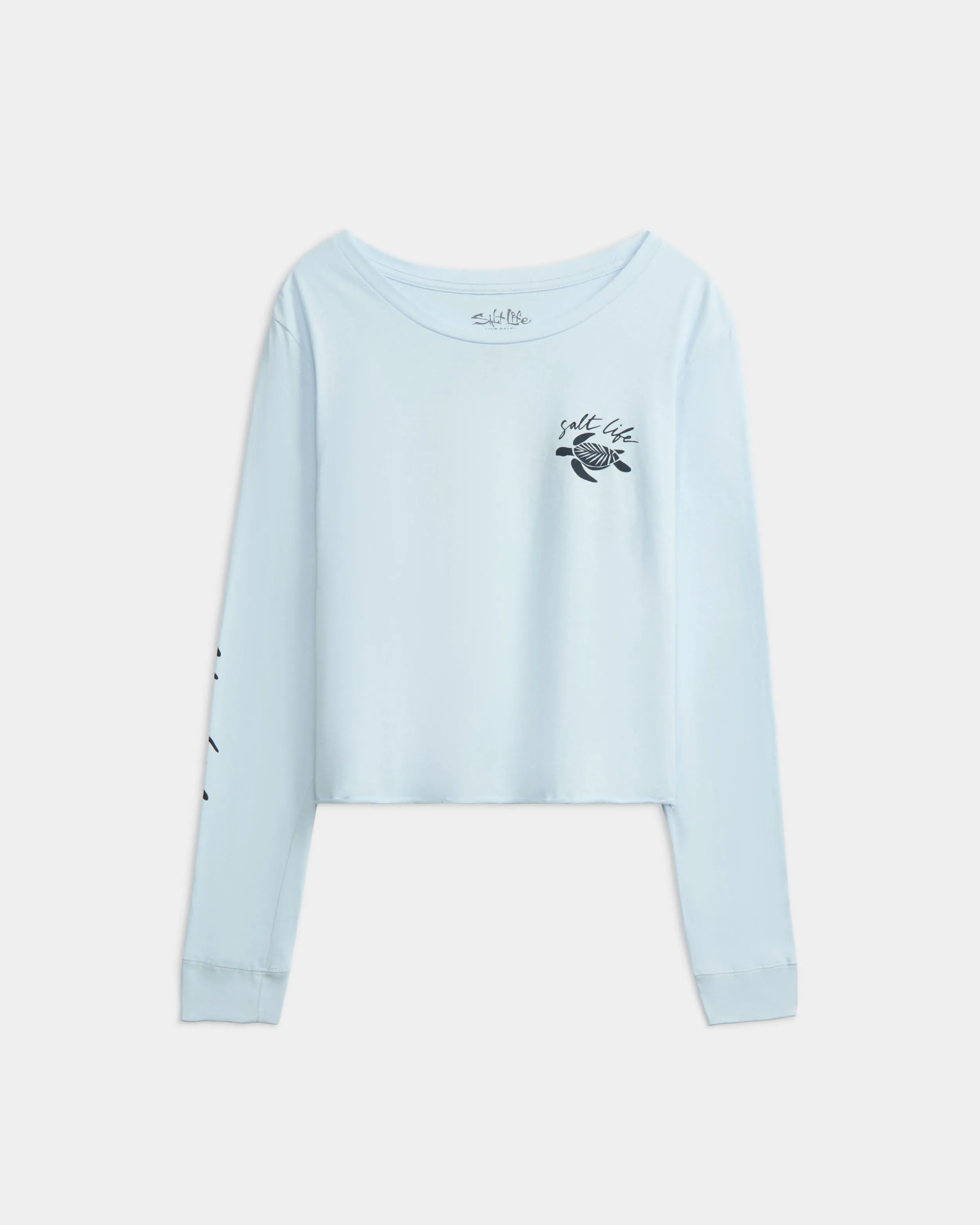 Women’s Sea Cruiser Cropped Long Sleeve Shirt sold by Salt Life product image thumbnail 2