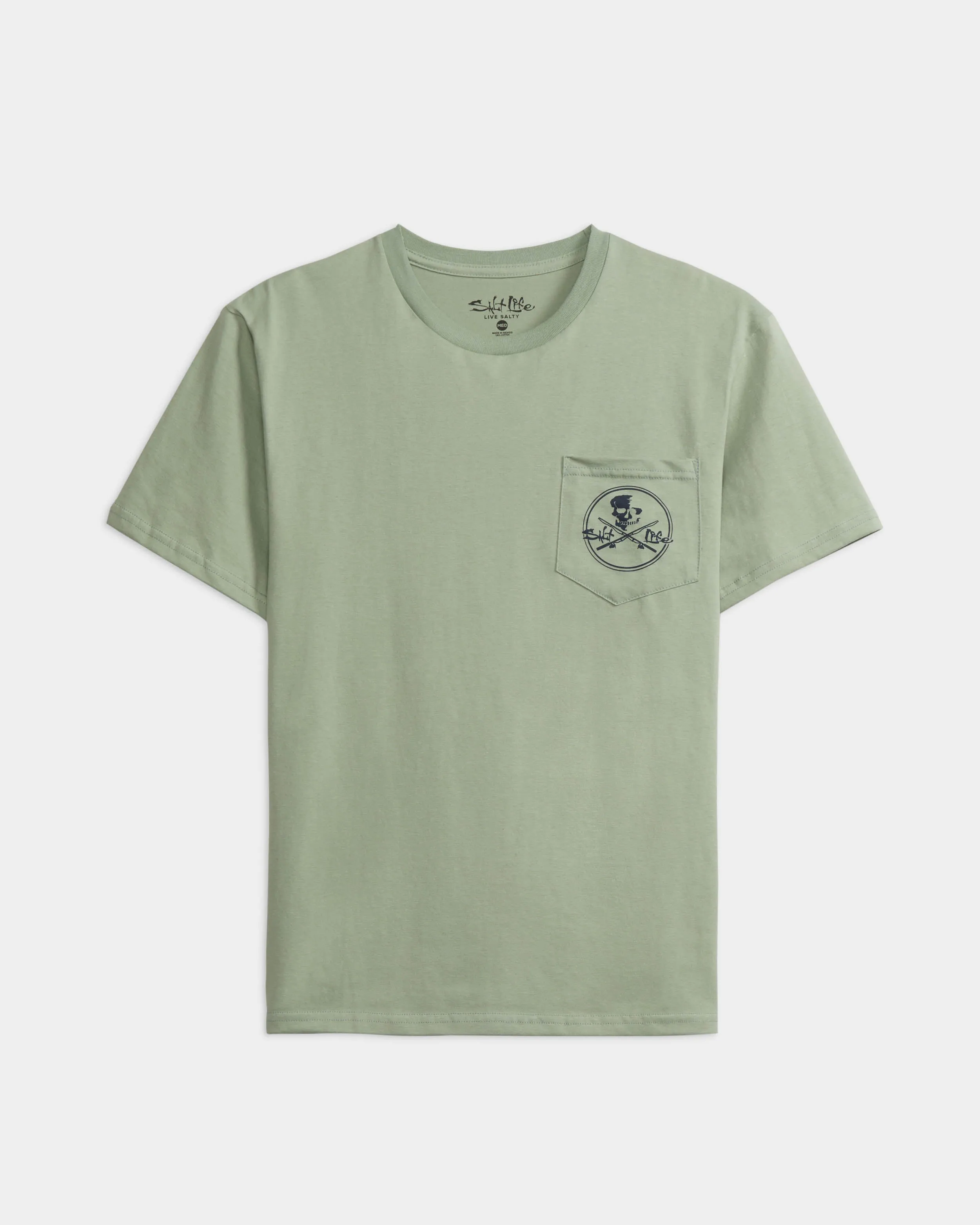 Men's Skull and Poles Short Sleeve Tee sold by Salt Life