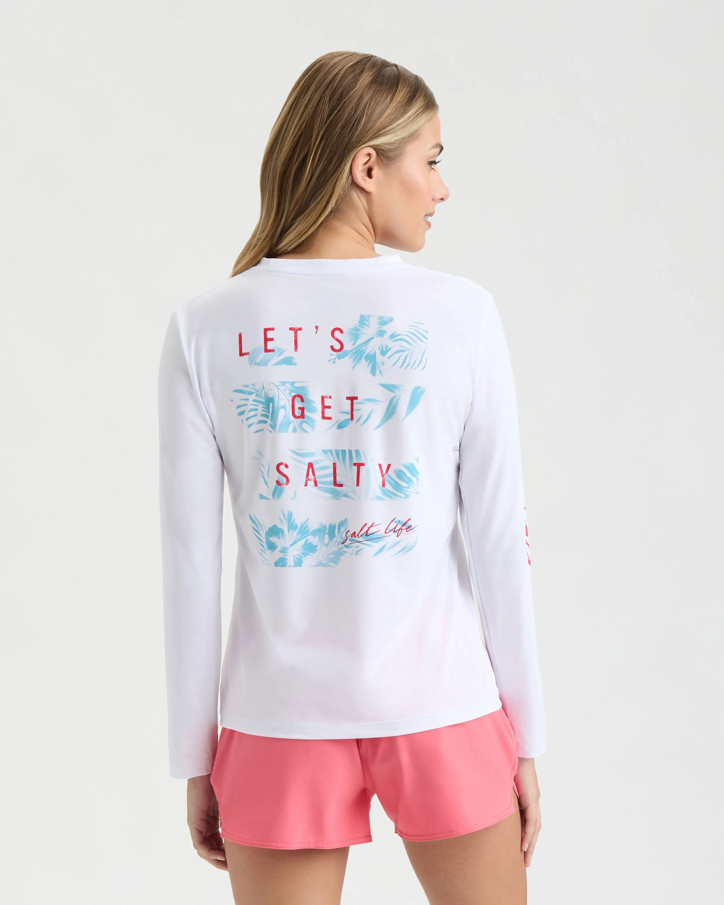 Women’s Let’s Get Salty SLX Performance Long Sleeve Shirt sold by Salt Life product image thumbnail 4