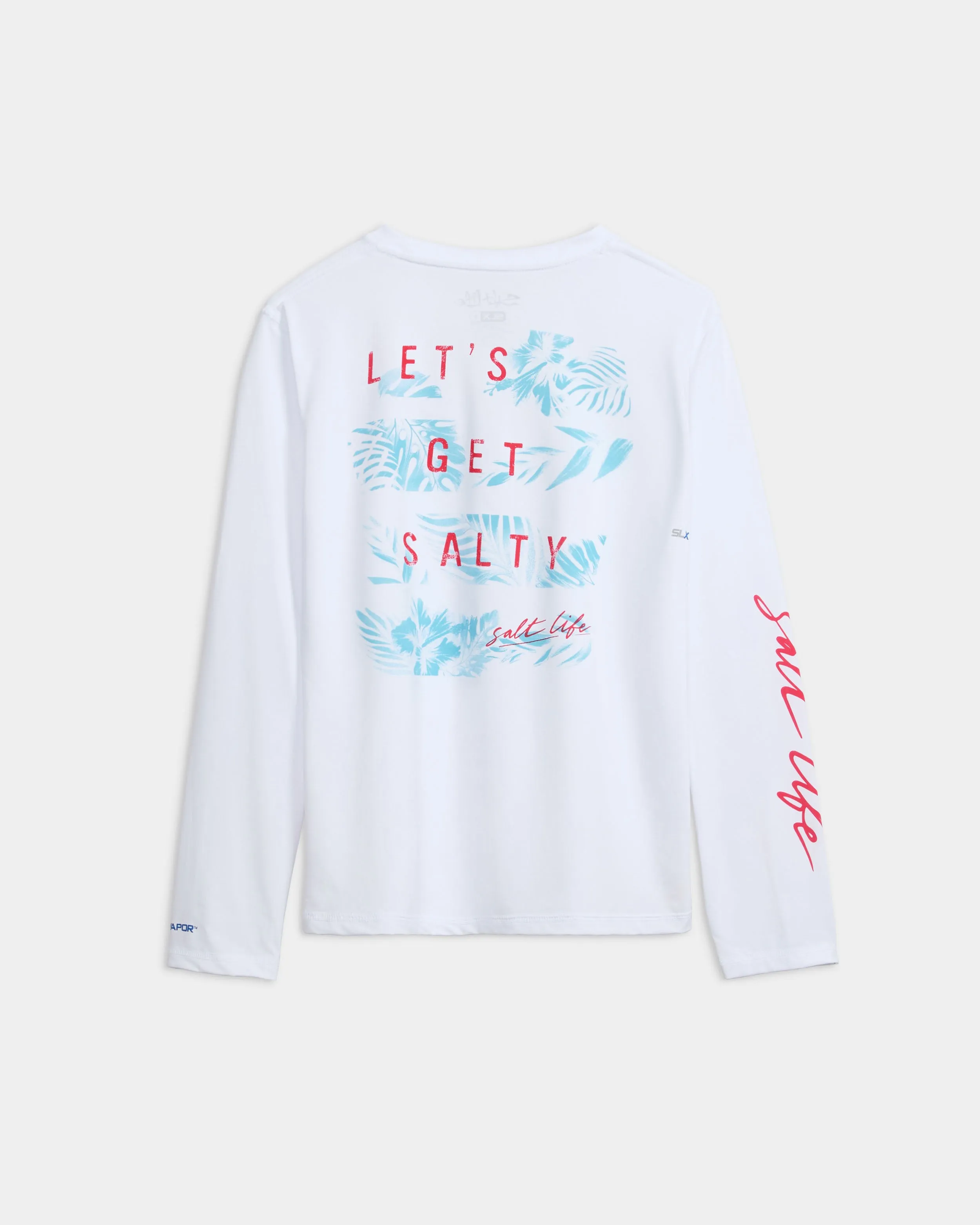 Women’s Let’s Get Salty SLX Performance Long Sleeve Shirt sold by Salt Life