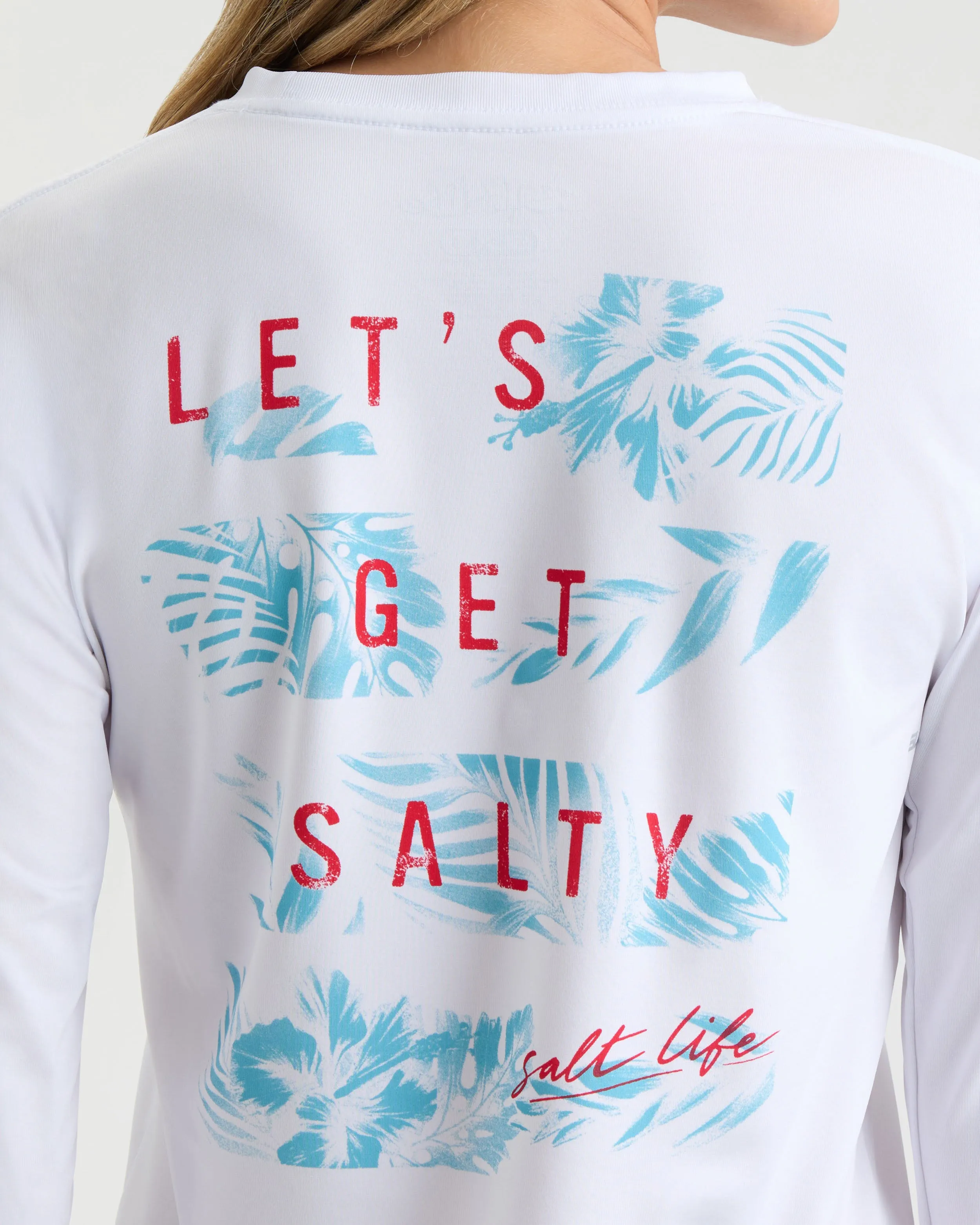 Women’s Let’s Get Salty SLX Performance Long Sleeve Shirt sold by Salt Life product image thumbnail 5