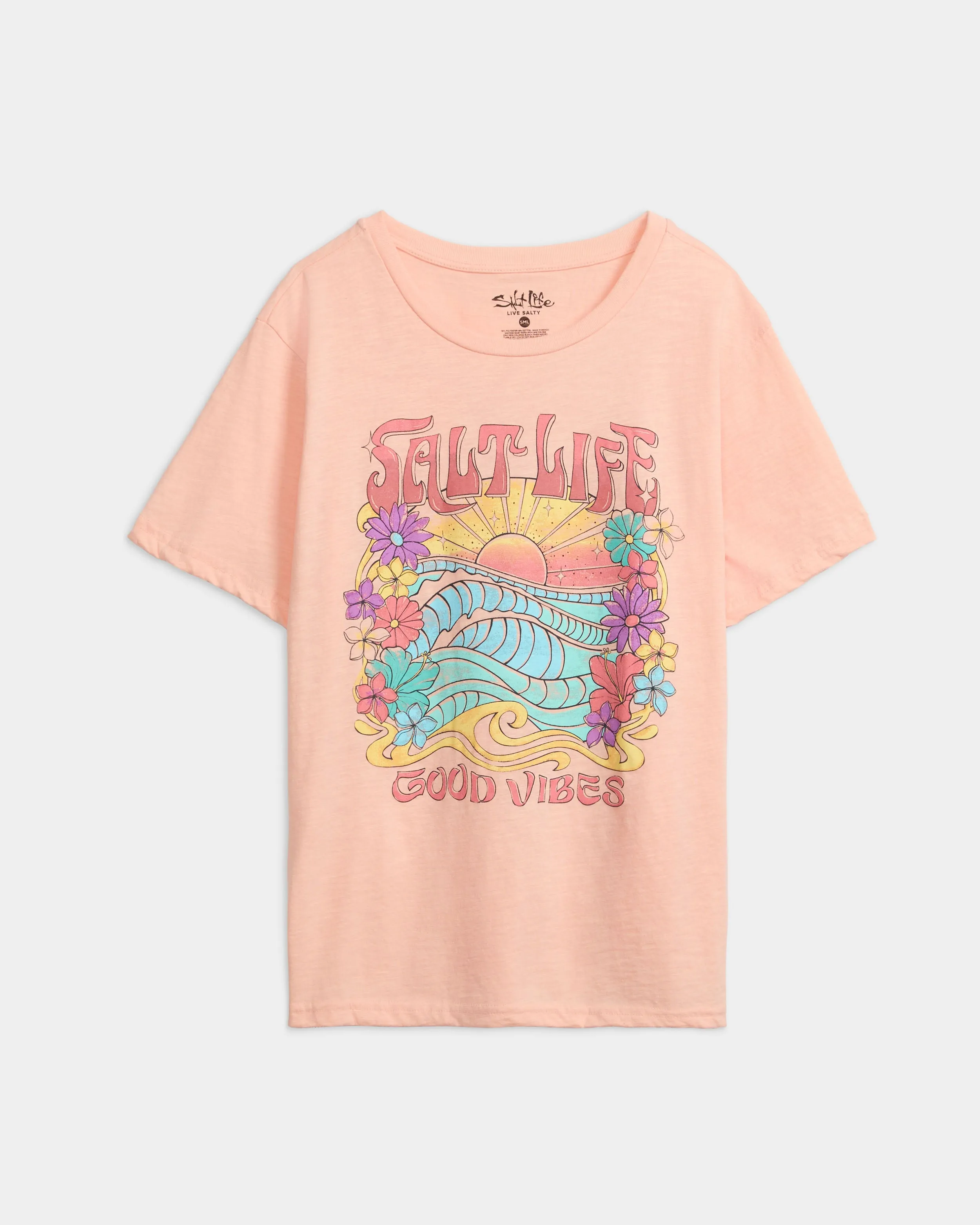 Women’s Sunrise Vibes Boyfriend Tee sold by Salt Life