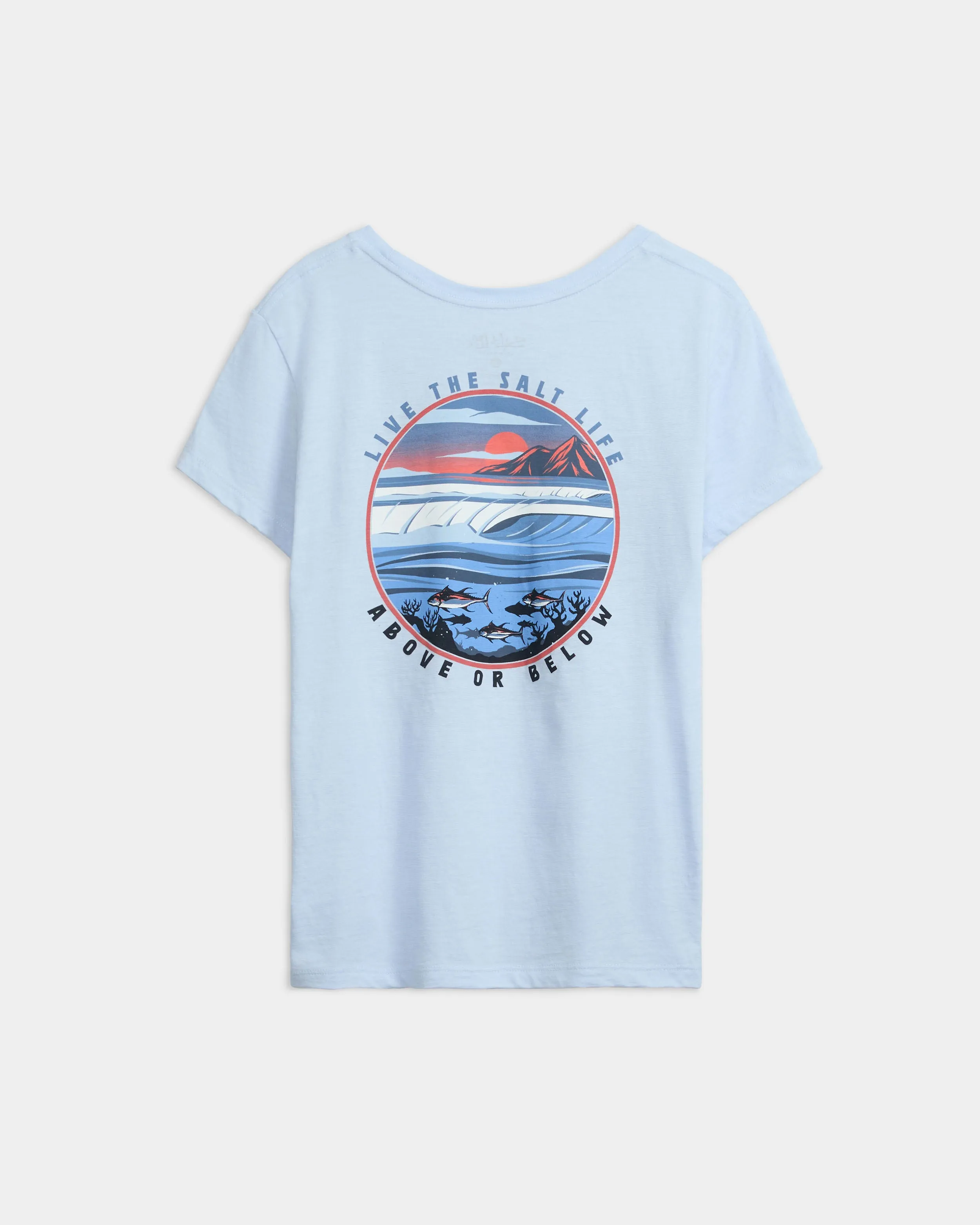 Women's Live Above or Below Short Sleeve Tee sold by Salt Life