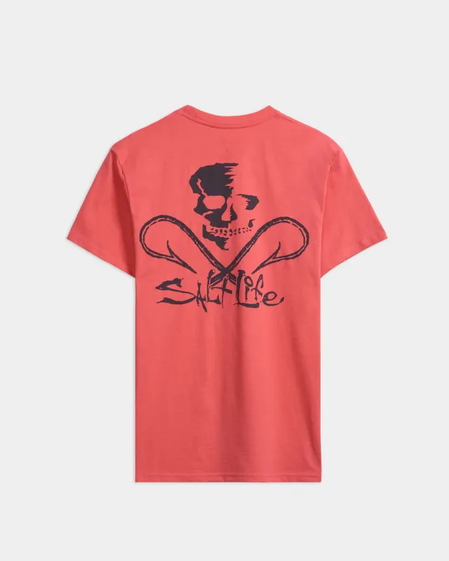 Men's Skull and Hooks Short Sleeve Tee - BIG sold by Salt Life