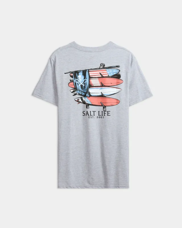 Men's American Quiver Short Sleeve Tee- BIG made by Salt Life