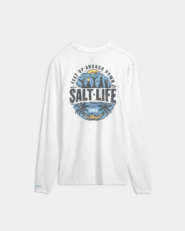 Men’s Weekend Forecast SLX Performance Long Sleeve Shirt sold by Salt Life