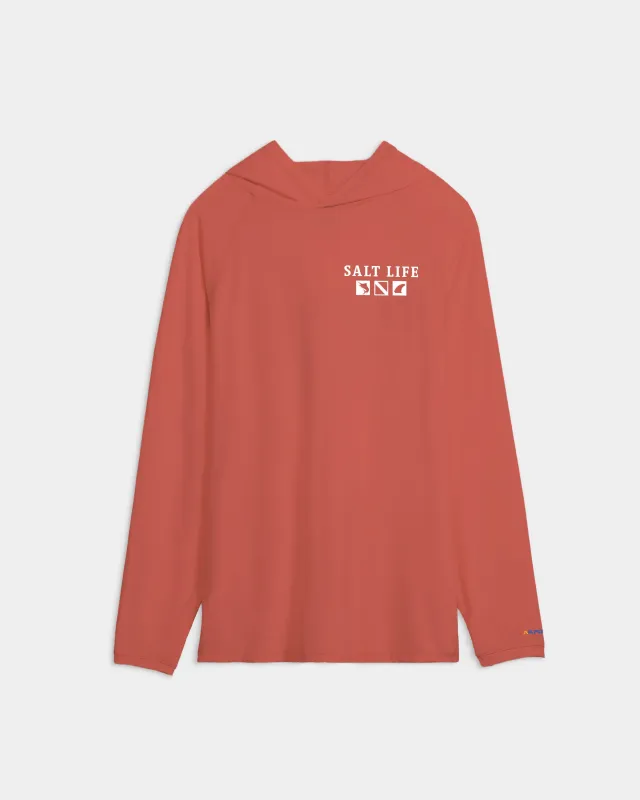 Men’s Angler Tactic SLX Performance Hoodie sold by Salt Life
