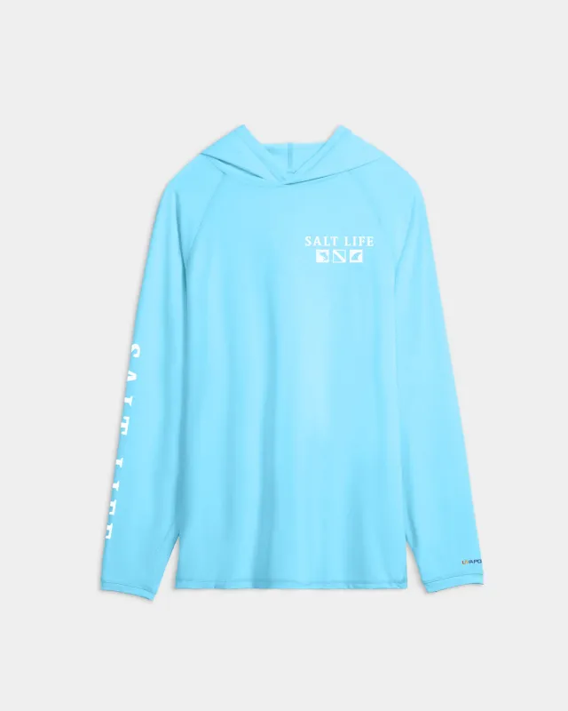 Men’s Angler Tactic SLX Performance Hoodie sold by Salt Life