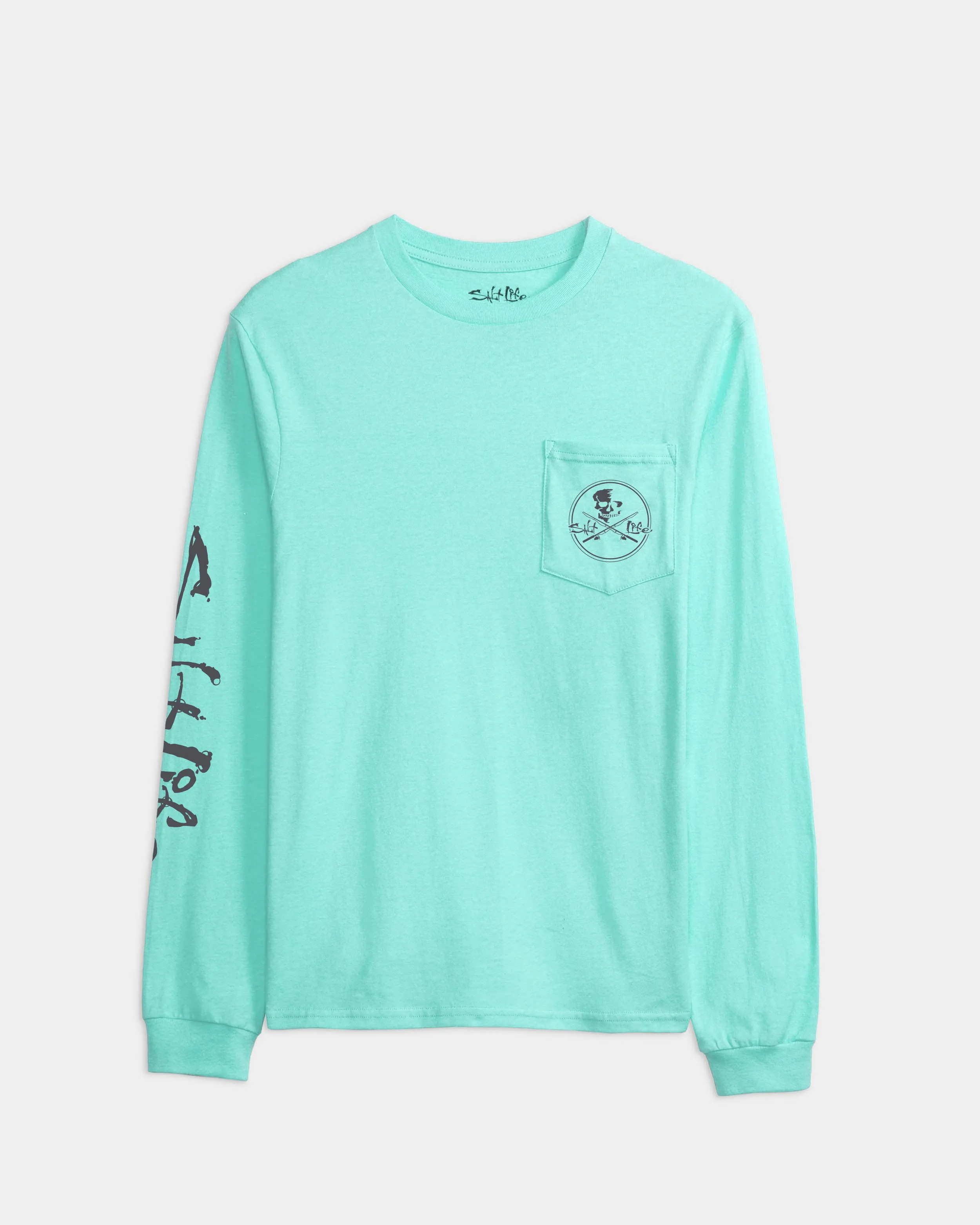 Men’s Skull and Poles Long Sleeve sold by Salt Life product image thumbnail 2