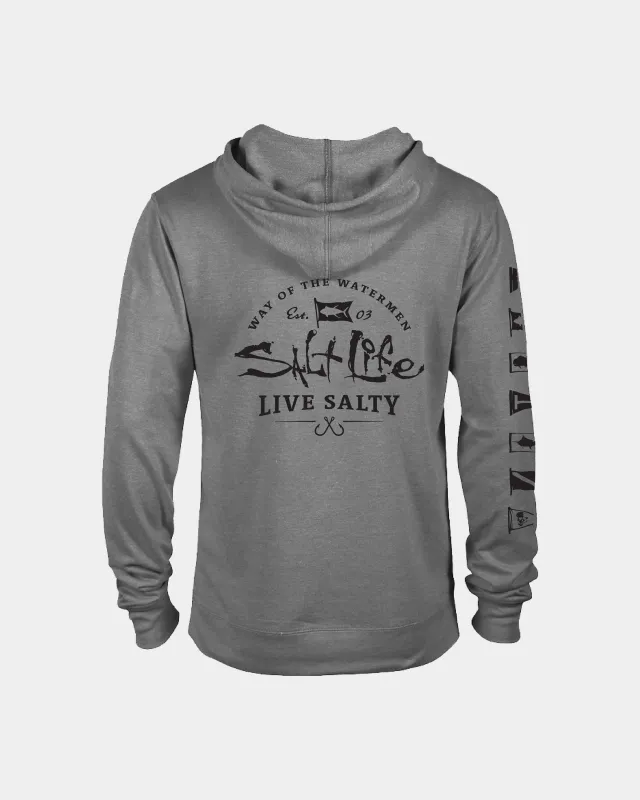Men's Ocean Kin French Terry Pullover Hoodie made by Salt Life