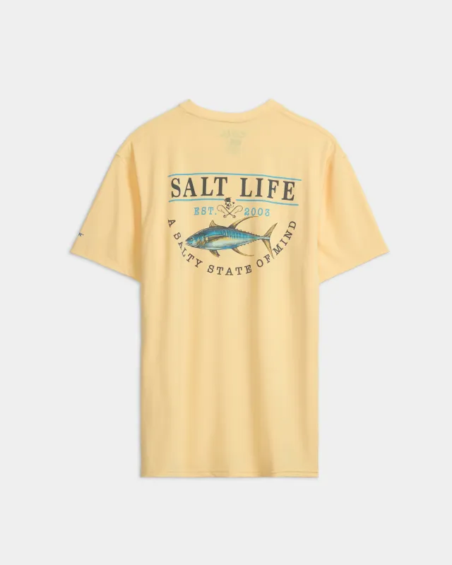 Men's Yellow Fin Catch SLX Performance Short Sleeve Tee sold by Salt Life