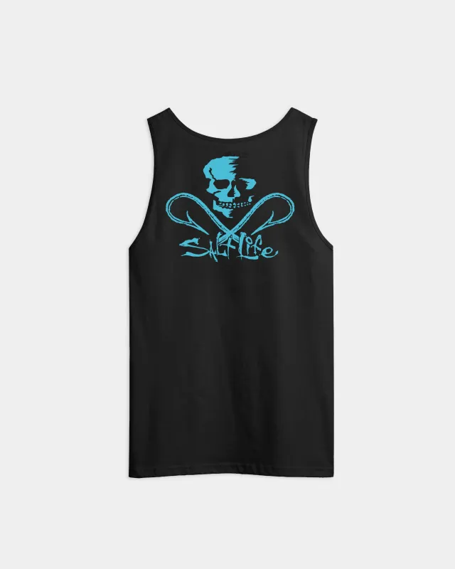 Men’s Skull and Hooks Tank Top sold by Salt Life