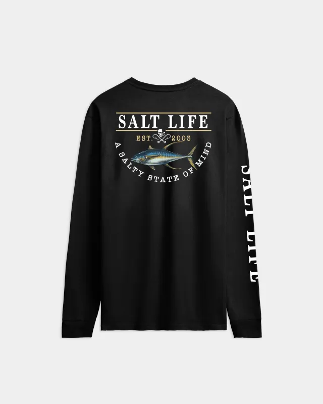 Men’s Yellow Fin Catch Long Sleeve Tee made by Salt Life