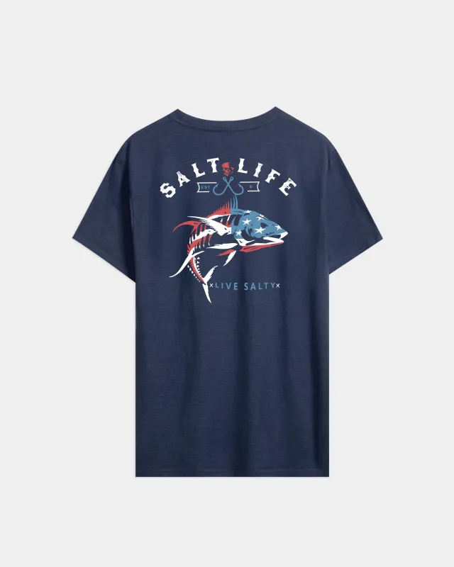 Men’s United We Fish 2.0 Short Sleeve Tee made by Salt Life