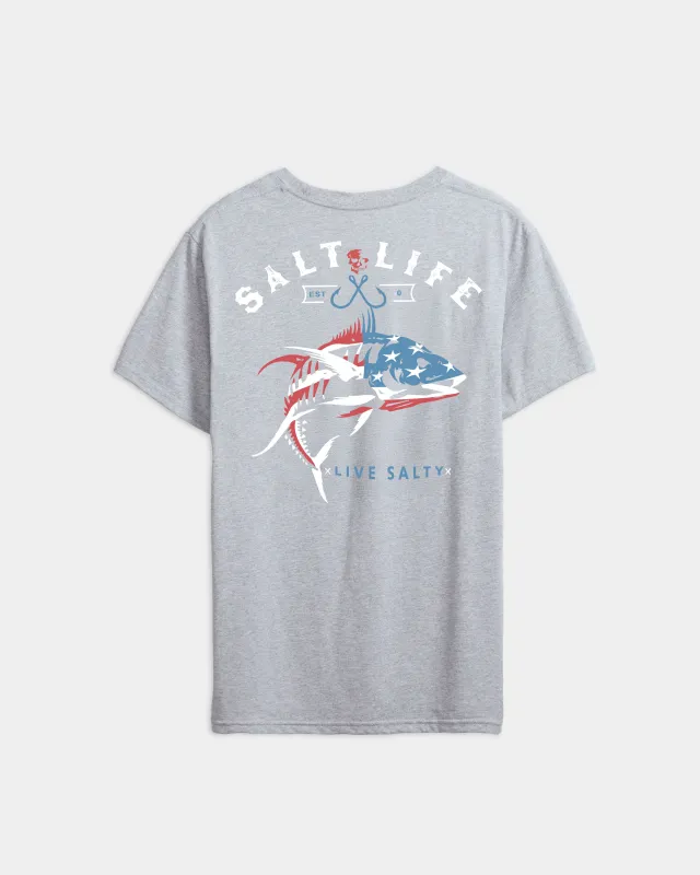 Men’s United We Fish 2.0 Short Sleeve Tee made by Salt Life