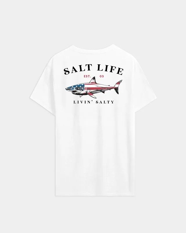 Men’s Jaws of Steel 2.0 Short Sleeve Tee made by Salt Life