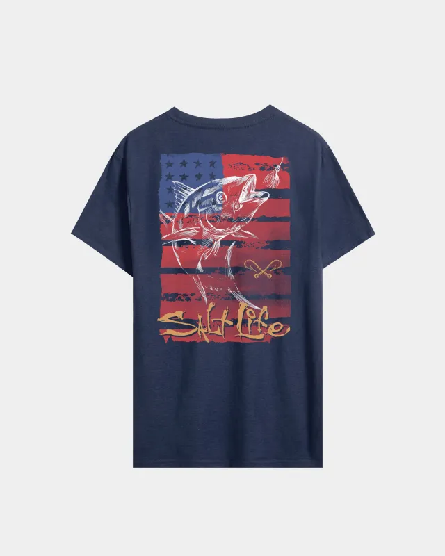 Men’s Americana Tuna Short Sleeve Tee made by Salt Life