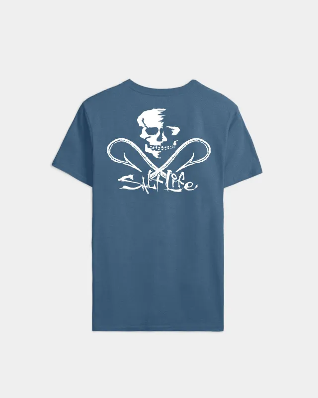 Men's Skull And Hooks Short Sleeve Tee made by Salt Life
