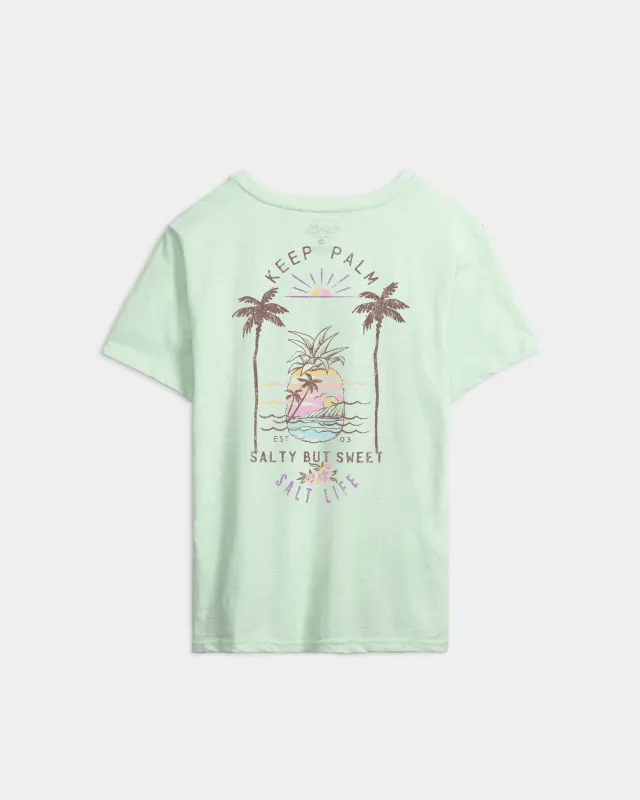 Women’s Keep Palm 2.0 Relaxed Boyfriend Tee sold by Salt Life