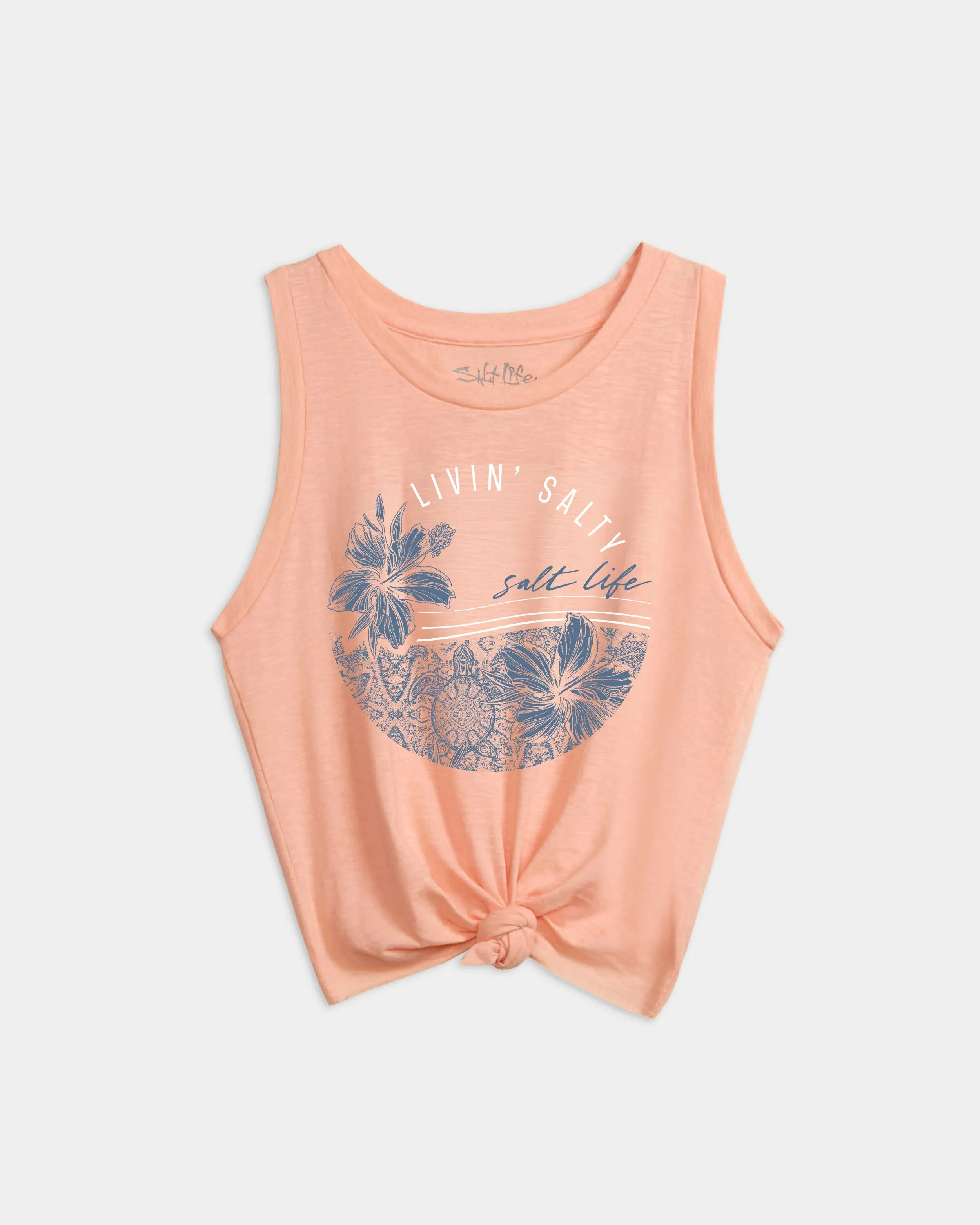 Women’s Tropical Bliss Tie Front Tank Top sold by Salt Life