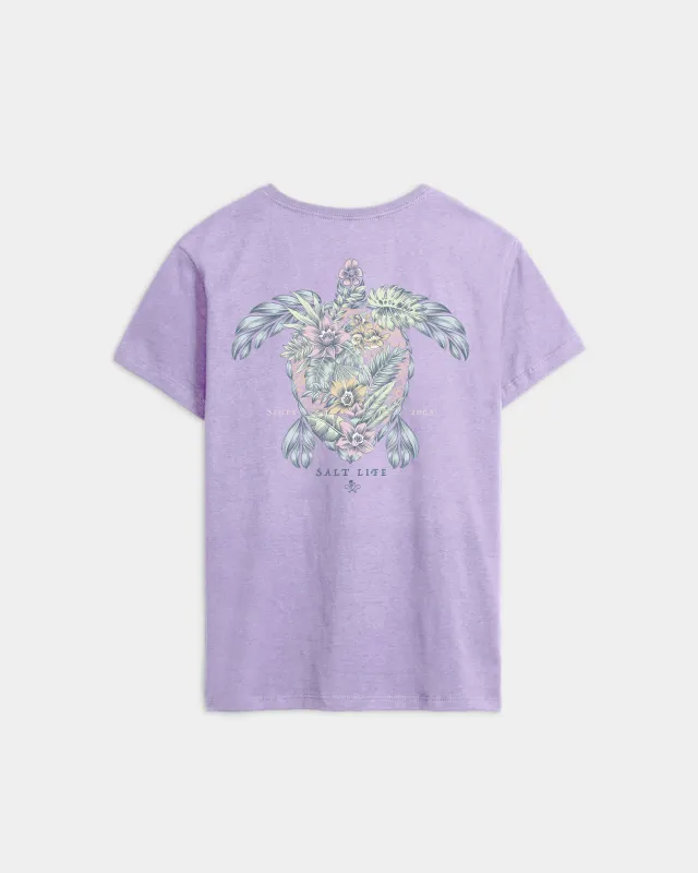 Women’s Floral Turtle Original Tee sold by Salt Life