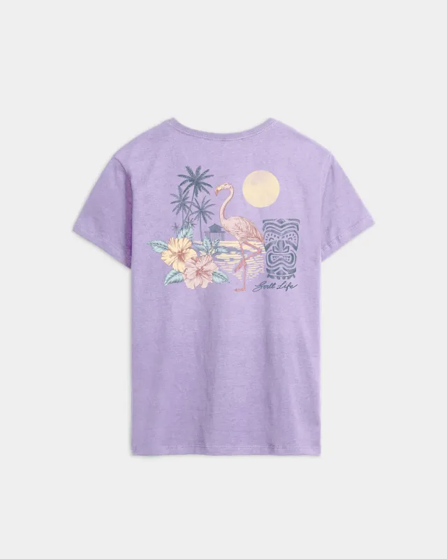 Women’s Flamingo Boyfriend Tee sold by Salt Life