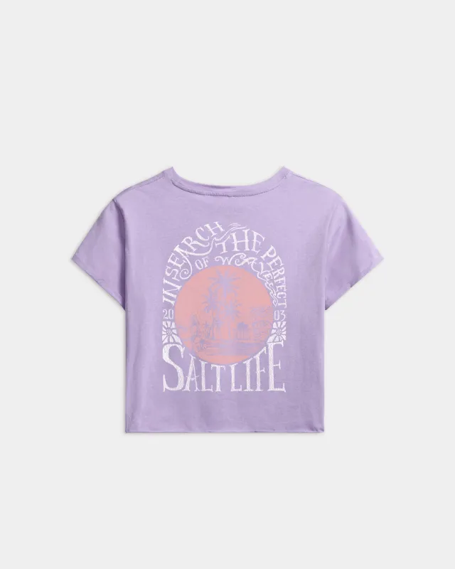 Women’s Perfect Wave Cropped Boyfriend Tee made by Salt Life