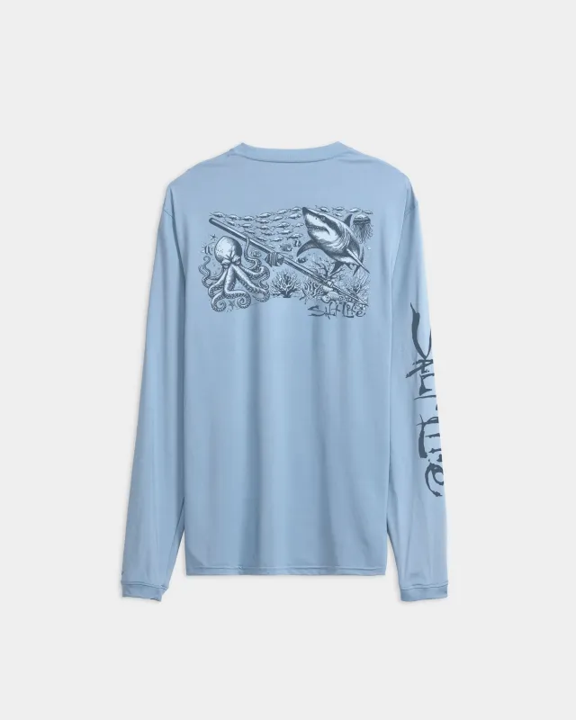 Men’s Underwater Diving 2.0 SLX Performance Long Sleeve Tee sold by Salt Life