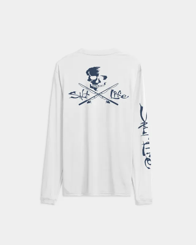 Skull and Poles SLX Performance Long Sleeve Tee sold by Salt Life
