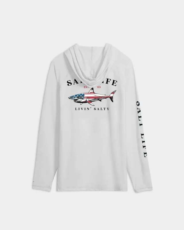 Men’s Jaws of Steel 2.0 SLX Performance Hoodie made by Salt Life