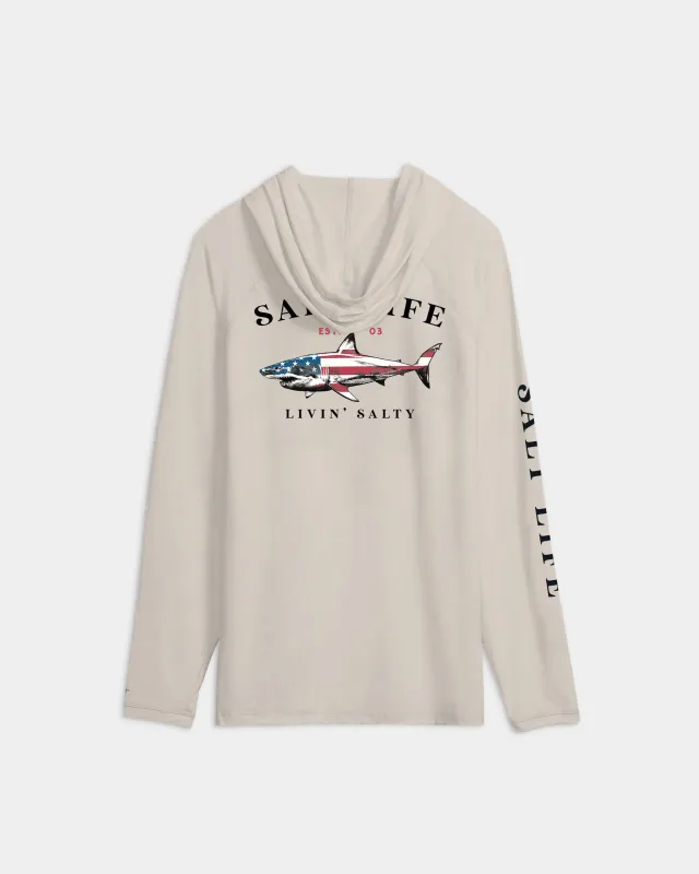 Men’s Jaws of Steel 2.0 SLX Performance Hoodie made by Salt Life