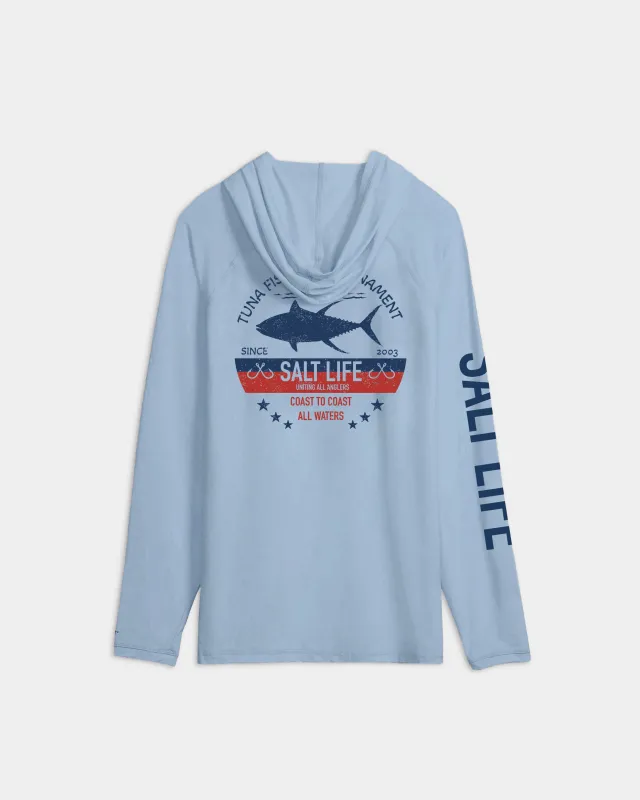Men’s Tuna Tournament SLX Performance Hoodie made by Salt Life