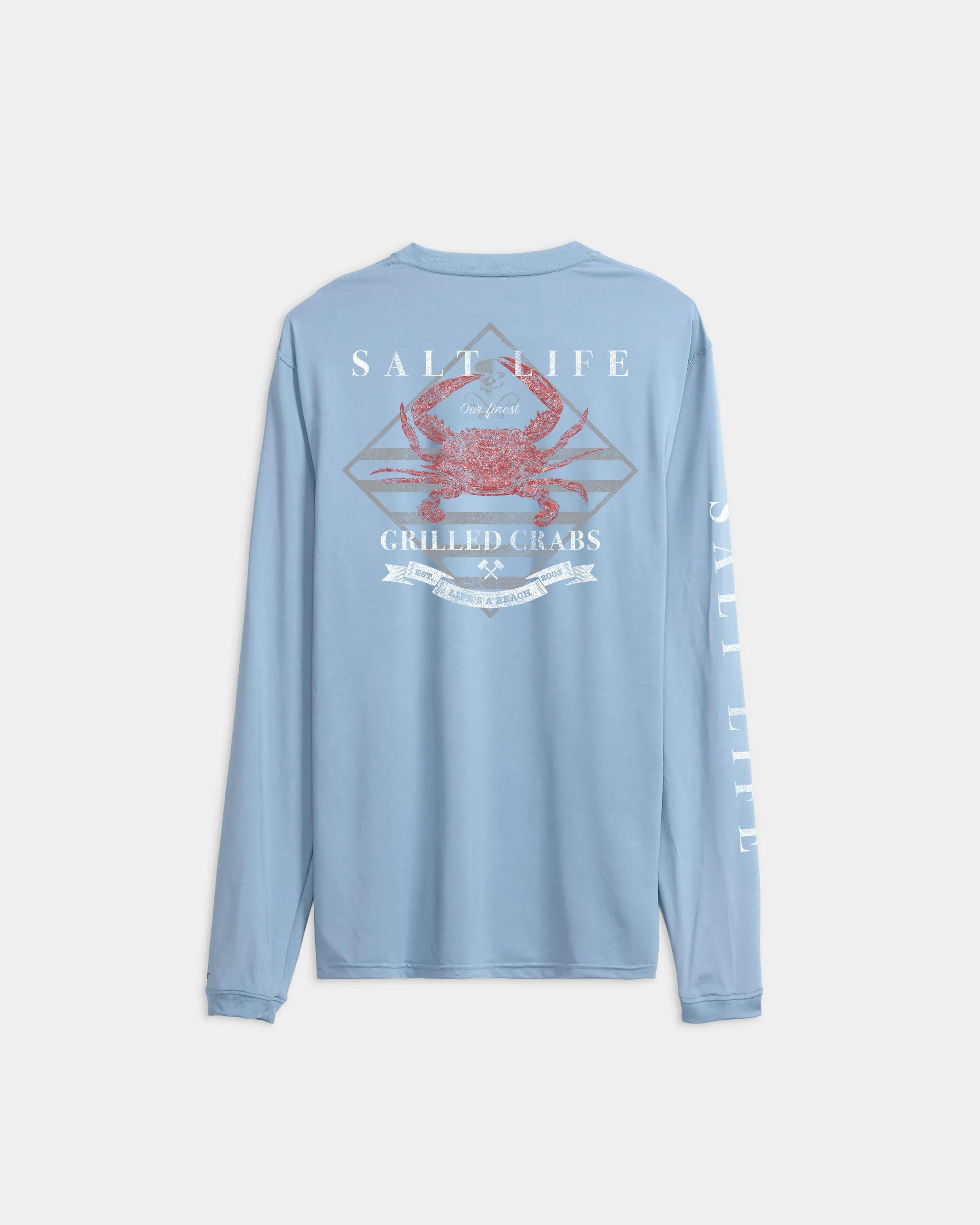 Men’s Crab Hammer SLX Performance Long Sleeve Tee sold by Salt Life