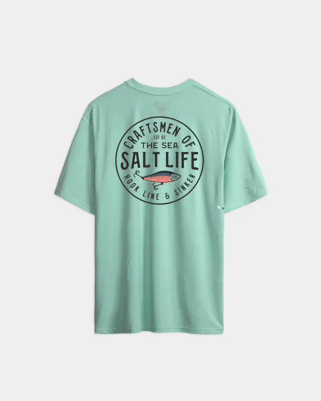 Men’s Salty Craftsmen SLX Performance Short Sleeve Tee made by Salt Life