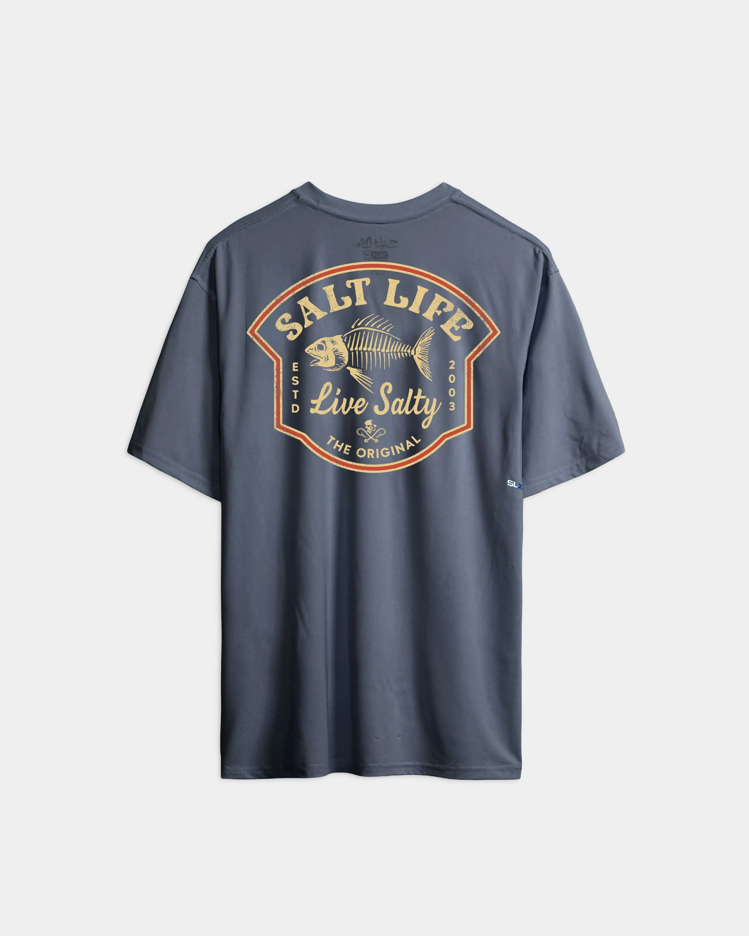 Men’s Bone Fish Crest SLX Performance Short Sleeve Tee sold by Salt Life