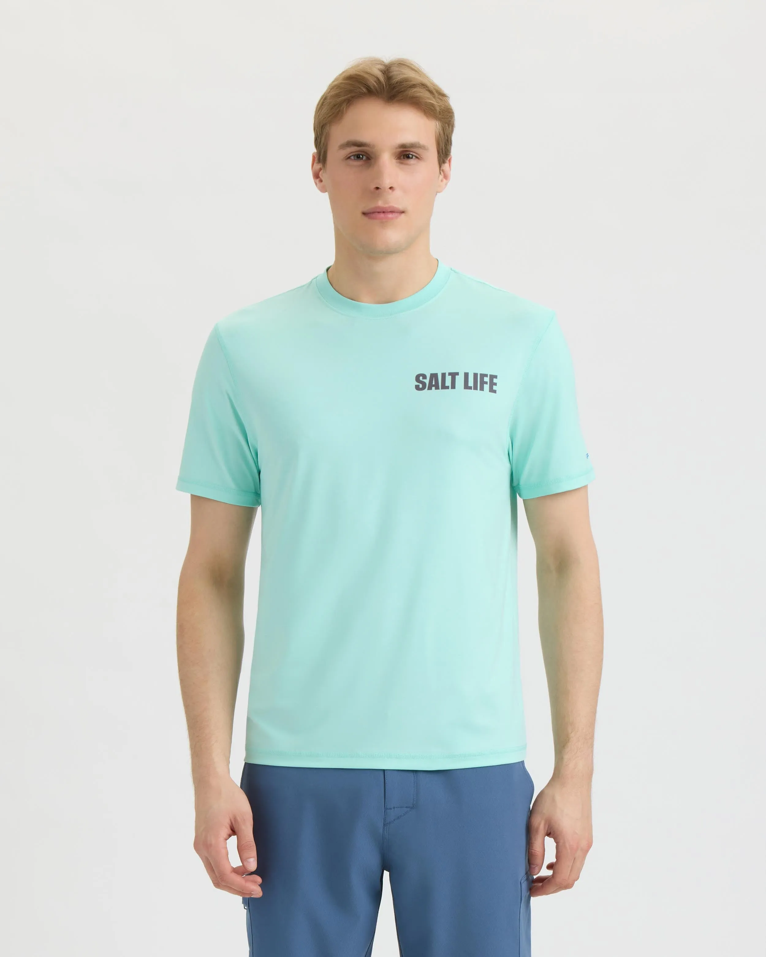 Men’s Tribal Salt Badge SLX Performance Short Sleeve Tee sold by Salt Life product image thumbnail 2