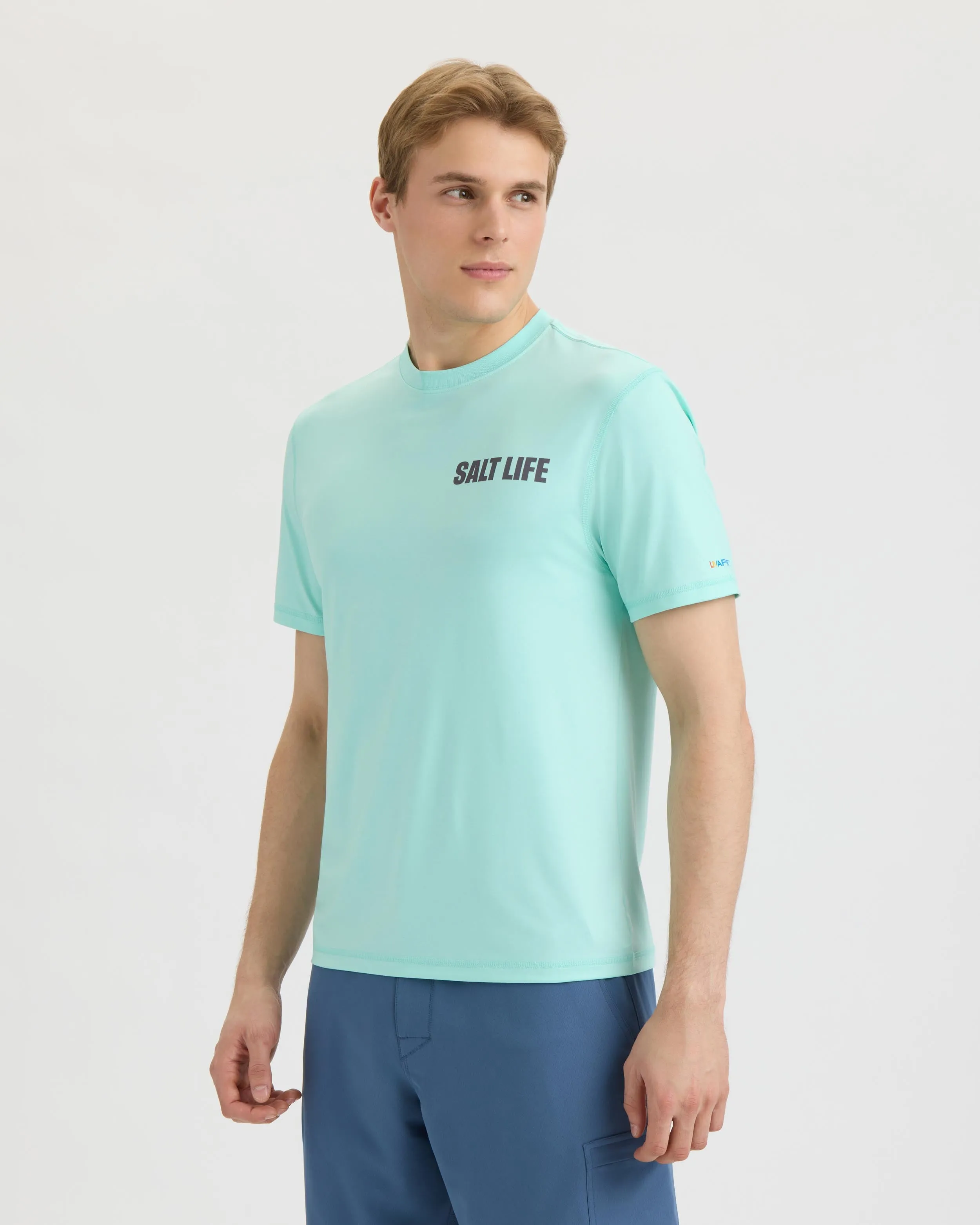 Men’s Tribal Salt Badge SLX Performance Short Sleeve Tee sold by Salt Life product image thumbnail 3
