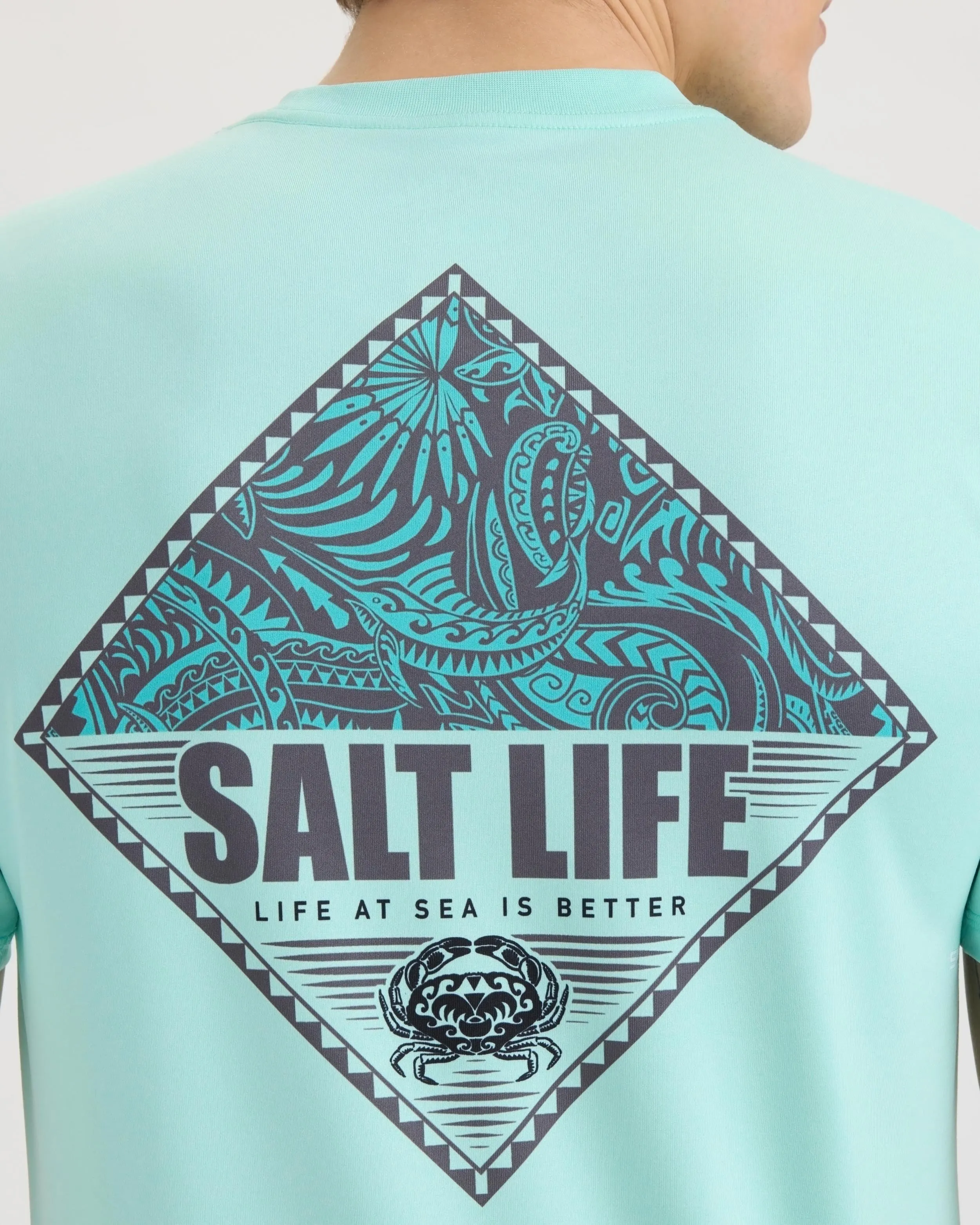 Men’s Tribal Salt Badge SLX Performance Short Sleeve Tee sold by Salt Life product image thumbnail 5