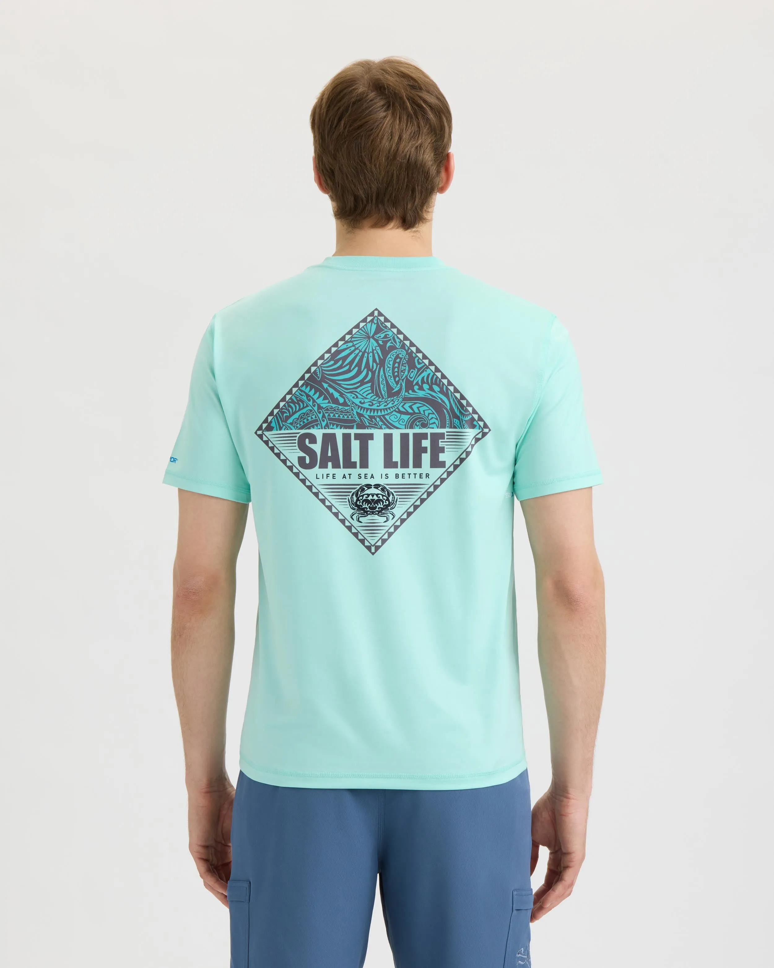 Men’s Tribal Salt Badge SLX Performance Short Sleeve Tee sold by Salt Life product image thumbnail 4