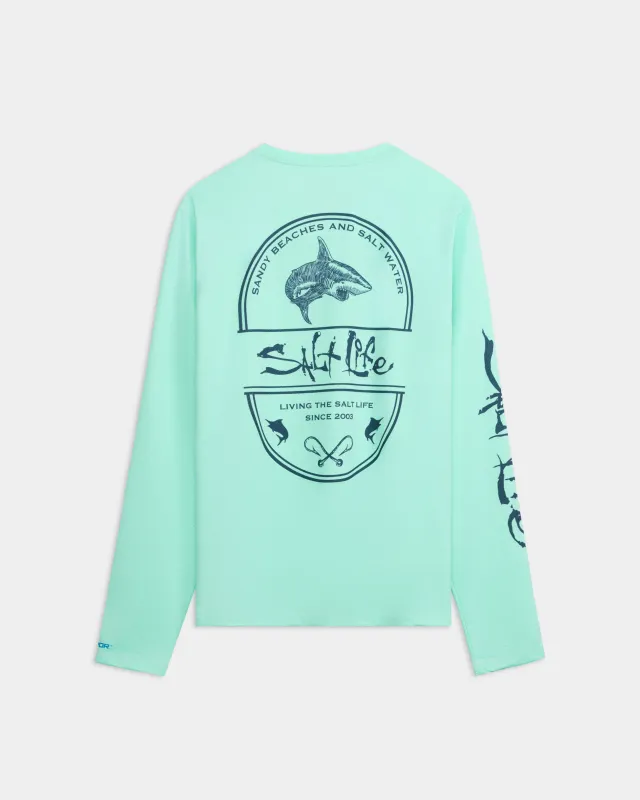 Men’s Salt Water Perforated SLX Performance Tee sold by Salt Life