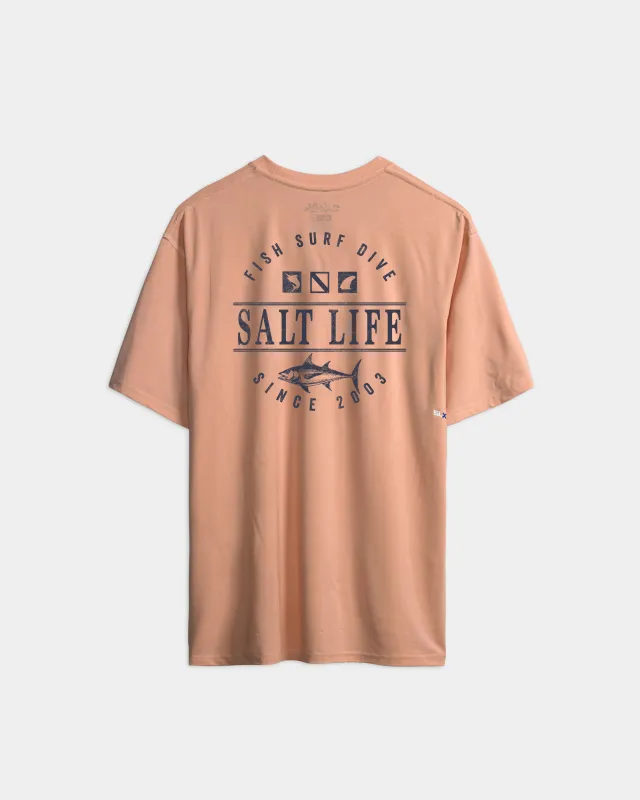Men’s Sea to Sea SLX Performance Short Sleeve Tee made by Salt Life