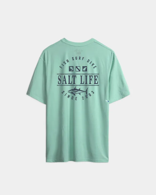 Men’s Sea to Sea SLX Performance Short Sleeve Tee made by Salt Life