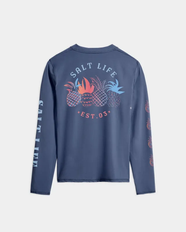Women’s Pineapple Paradise SLX Performance Long Sleeve Tee made by Salt Life