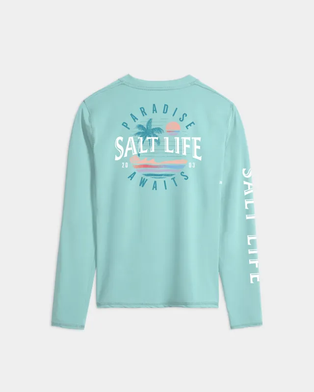 Women’s Paradise Awaits SLX Performance Long Sleeve Tee made by Salt Life