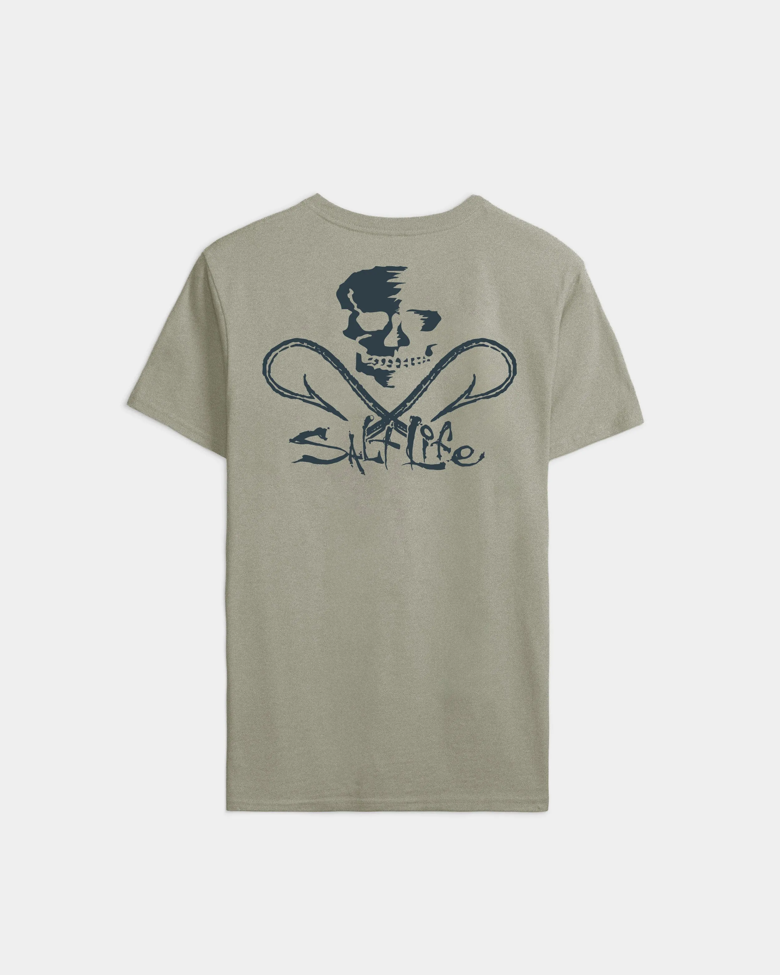 Men's Skull and Hooks Short Sleeve Tee sold by Salt Life