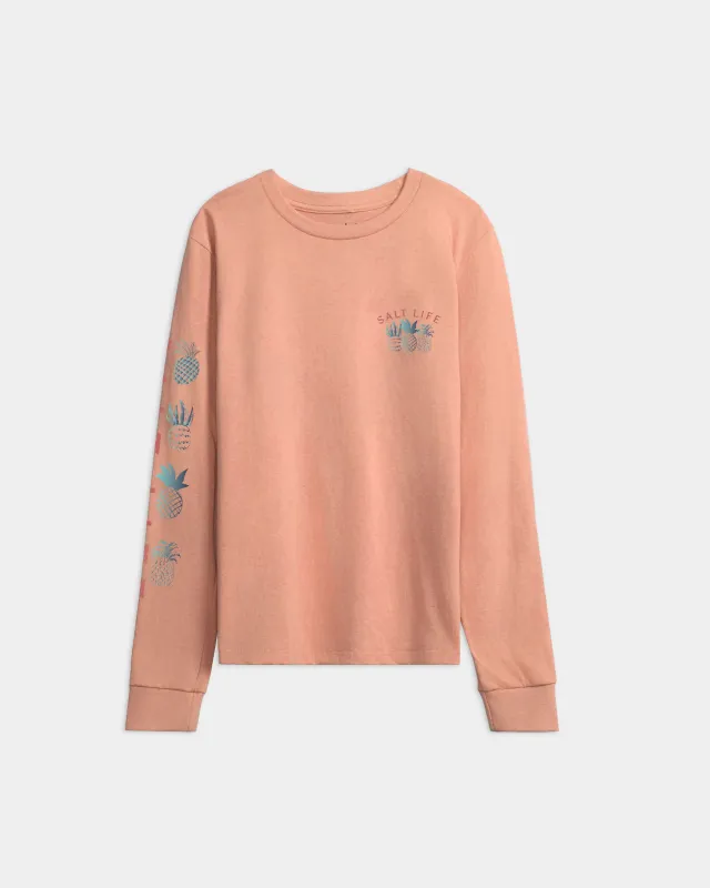 Women's Pineapple Paradise 2.0 Long Sleeve Tee sold by Salt Life