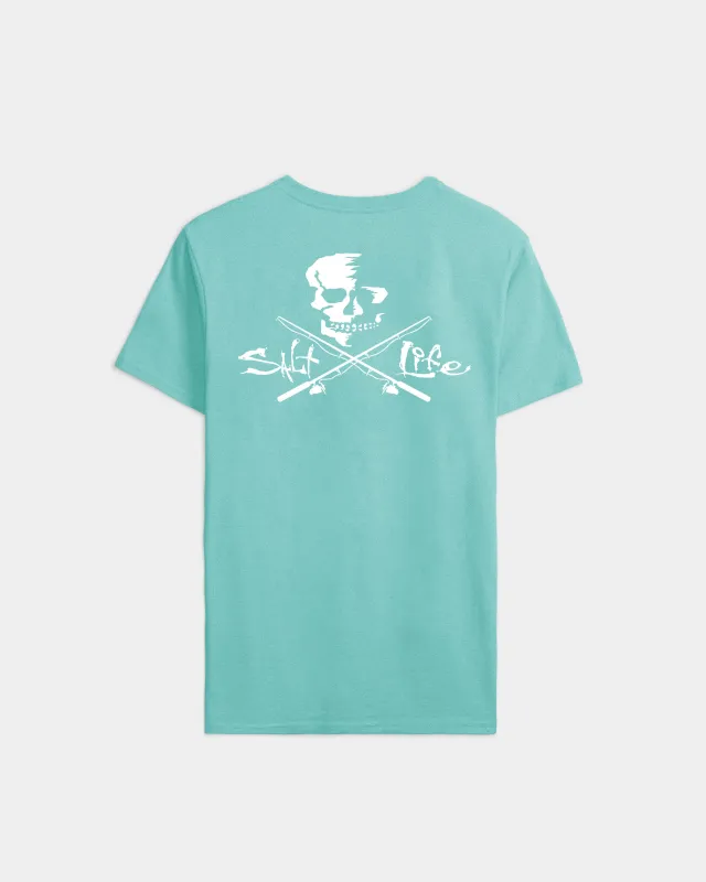 Men’s Skull and Poles Short Sleeve Tee made by Salt Life