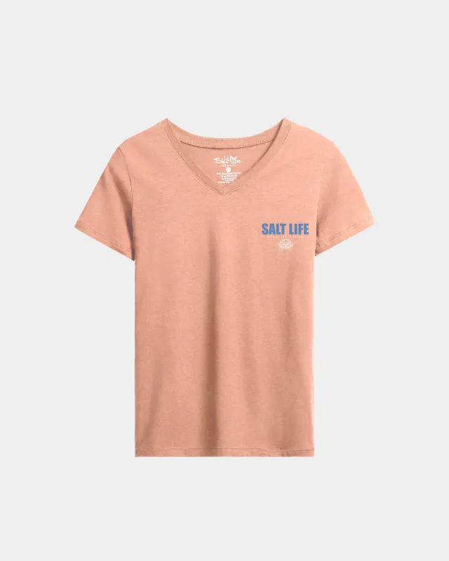 Women’s Tribal Salt Badge Short Sleeve Tee sold by Salt Life